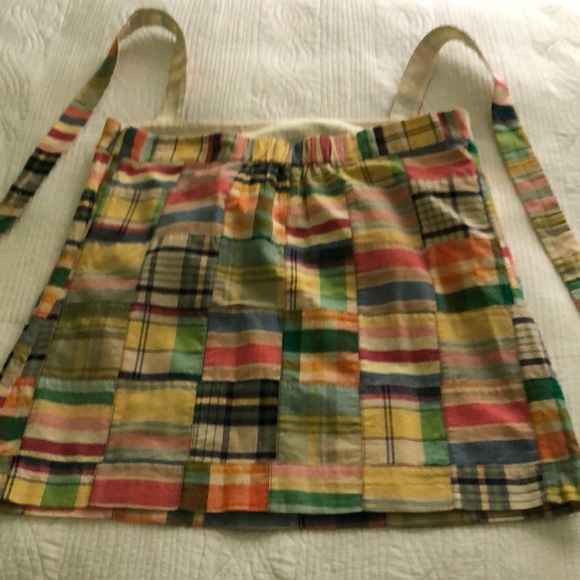 J. Crew vintage madras adjustable strap or halter tie style tank top FIRM price - Picture 8 of 11